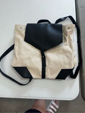 Deux Lux Canvas Tote with Black Lining
